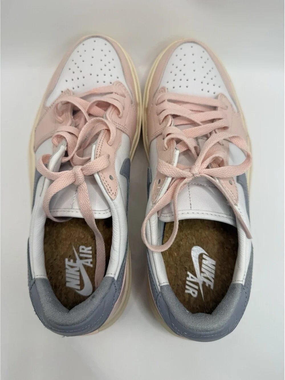 Nike Air Jordan 1 Elevate Low Atmosphere Sneakers Womens 11.5 Pink White NWOB